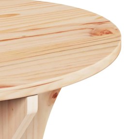 vidaXL Τραπεζάκι σαλονιού 2 pcs Φυσικό Μασίφ ξύλο πεύκου