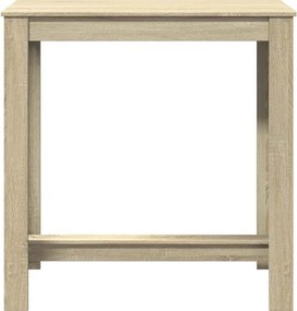 vidaXL Τραπέζι Μπαρ Sonoma Δρυς 102x50x103,5εκ. Επεξεργ. Ξύλο