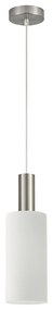 Φωτιστικό Οροφής  SE21-NM-4-GL3 ADEPT TUBE Nickel Matt Pendant White Glass+ - 77-8470 - 51W - 100W - 77-8470