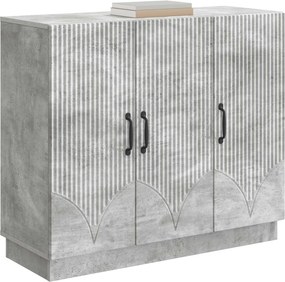 vidaXL Πλαϊνό γραφείο Γκρι Σκυροδέματος 89 x 34,5 x 77 εκ.