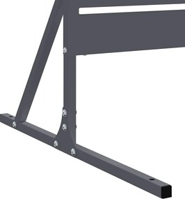 vidaXL Οθόνη Ιδιωτικότητας 100 x 50 x 180 εκ. Ατσάλι Ανθρακί