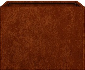 vidaXL Γλάστρα Κήπου Σκ rusty 40 x 40 x 30 cm