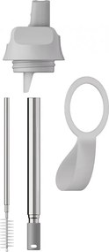 Μπουκάλι Θερμός 1lt Chilly's Series 2 Flip Granite Grey