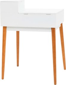 vidaXL Μπουντουάρ με Καθρέφτη 60 x 50 x 86 εκ. από MDF