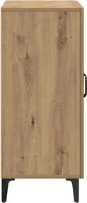 vidaXL Ντουλάπι Αρτισιανή Δρυς 90 x 34 x 80 εκ. από Επεξεργασμένο Ξύλο