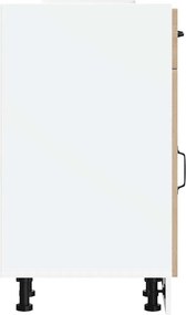 vidaXL ντουλάπι βάσης κουζίνας Kalmar Sonoma δρυς Επεξεργασμένο Ξύλο