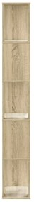 vidaXL Βιβλιοθήκη 5Επιπέδων Sonoma Δρυς 45x23,5x162,5εκ. Επεξεργ. Ξύλο