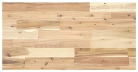 Επιφάνεια Νιπτήρα Μπάνιου Ακατέργαστη 100x40x4 εκ. Μασίφ Ακακία