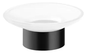 Σαπουνοθήκη Επικαθήμενη Black Mat Sanco Glass Bathroom Set  90211-M116