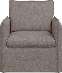 vidaXL Καναπές 60cm Taupe Μέταλλο