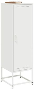 vidaXL Μπουφές Λευκός 36x39x123 εκ. από Ατσάλι