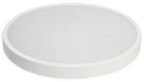 Πλαφονιέρα Φωτιστικό Οροφής LED 36W 3CCT Φ48,5cm Plus Eurolamp-144-51023-Λευκό 144-51023