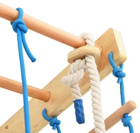 vidaXL Σετ Αναρρίχησης Παιδικό Εσωτ. Χώρου με Πολύζυγο Σκάλες Κρίκους