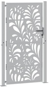 vidaXL Πύλη κήπου 105x180 cm από χάλυβα με κυματοειδές σχέδιο