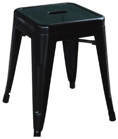 Σκαμπό Relix Black Ε5195,1 39Χ39X45 cm Metal