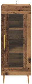 vidaXL Πλαϊνό γραφείο Παλαιό ξύλο 34 x 34.5 x 90 εκ Επεξεργασμένο ξύλο