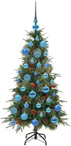 vidaXL Τεχνητό Χριστουγεννιάτικο Δέντρο με Άξονα Πράσινο 120 cm