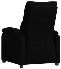 vidaXL Πολυθρόνα Ανακλινόμενη Μαύρη Υφασμάτινη