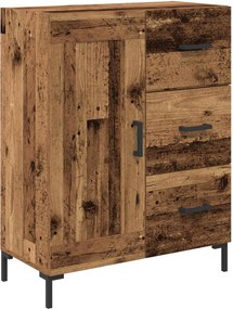 vidaXL Πλαϊνό γραφείο Παλαιό ξύλο 69.5 x 34 x 90 εκ.