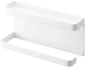 Ομπρελοθήκη Επιτοίχια Με Ραφάκι YMZK6693 6,5x20x9,5cm White Yamazaki Steel