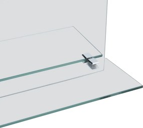 vidaXL Καθρέφτης Τοίχου με Ράφι 40 x 60 εκ. από Ψημένο Γυαλί