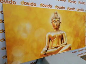 Εικόνα χρυσό άγαλμα του Βούδα - 100x50