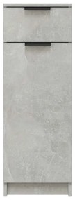 vidaXL Ντουλάπι Μπάνιου Γκρι Σκυροδέματος 32x34x90 εκ. Επεξεργ. Ξύλο