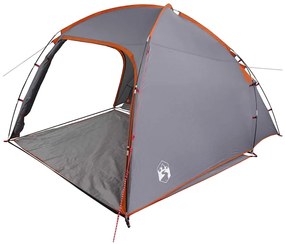 vidaXL Σκηνή με στέγη Γκρι και Πορτοκαλί 370 x 230 x 185 εκ.
