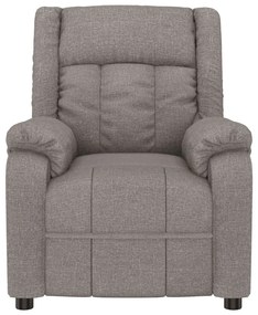vidaXL Πολυθρόνα Ανακλινόμενη Ηλεκτρική Taupe Υφασμάτινη
