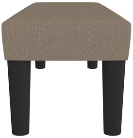 vidaXL Πάγκος Taupe 100x30x30 εκ. Υφασμάτινος