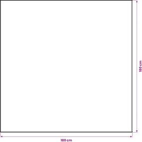 vidaXL Τραβέρσα από γιούτα Φυσικό 180 x 180 cm 100% Γιούτα Τοσσά