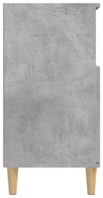 vidaXL Ντουλάπι Γκρι Σκυροδέματος 60x35x70 εκ. Επεξεργασμένο Ξύλο