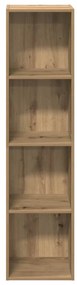 vidaXL Ντουλάπι βιβλίου/ΤV Ντουλάπι Artisan Oak 36x30x143cm