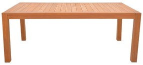 Τραπέζι Vocaly  teak ξύλο σε φυσική απόχρωση 200x100x75εκ