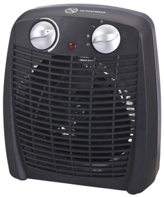Ανεμιστήρας θερμού αέρα Voltz V51970C, 2000W,  3 ρυθμίσεις επιπέδου θέρμανσης, Λειτουργία κρύου αέρα, Μαύρο χρώμα