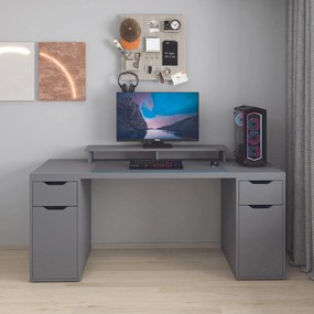 Γραφείο Ανθρακί BAAA 180x60x75