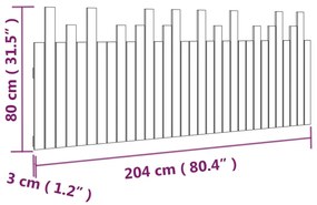 ΚΕΦΑΛΑΡΙ ΕΠΙΤΟΙΧΙΟ 204X3X80 ΕΚ. ΑΠΟ ΜΑΣΙΦ ΞΥΛΟ ΠΕΥΚΟΥ 824778