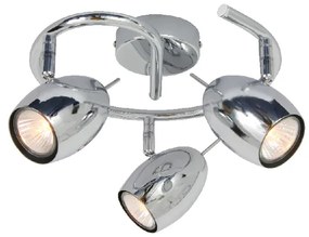 Σποτ Τρίφωτο Aca Legolas MC1163G Chrome