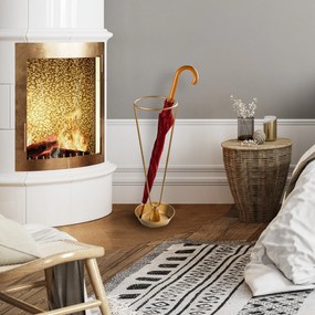 Ομπρελοθήκη Χρυσή SEMSIYE 22x22x70