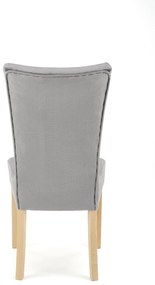 VERMONT chair, honey oak / grey Monolith 85