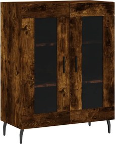vidaXL Ντουλάπι Καπνιστή Δρυς 69,5x34x180 εκ. από Επεξεργασμένο Ξύλο