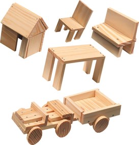 Playset SES Creative Joinery Workshop 57 Τεμάχια