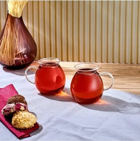Stewehome Σετ 2 τεμαχίων ποτήρια από γυαλί 275 ml Πολύχρωμο