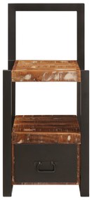 vidaXL Stand για ρούχα Πολύχρωμο 40x40x90 εκ Μασίφ Ανακυκλωμένο Ξύλο