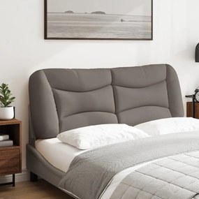 vidaXL Μαξιλάρι για Κεφαλάρι Μαύρο Taupe 140 εκ. Υφασμάτινο