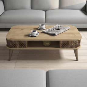 Τραπεζάκι Σαλονιού Δρυς DRADRA 105x60x34.6