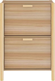 vidaXL Παπουτσοθήκη 57,5 x 33 x 80 εκ. από Επεξεργασμένο Ξύλο