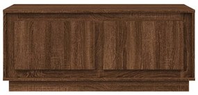 vidaXL Τραπεζάκι Σαλονιού Καφέ Δρυς 102x50x44 εκ. Επεξεργασμένο Ξύλο