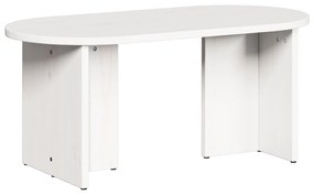 vidaXL Τραπεζάκι σαλονιού Λευκό 80 x 39.5 x 35 εκ.