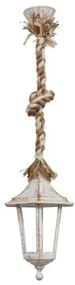 Κρεμαστό Φωτιστικό Οροφής Πλαστικό LP-400K Rope H75 Φ20,5 Heronia Lighting-31-1292-Λευκό 31-1292